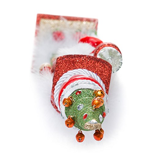Kurt Adler Hollywood Tree Hat Nutcracker 15-Inch Red Green L27686