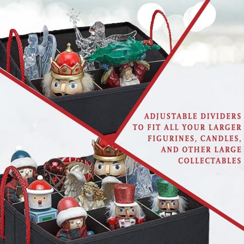 Christmas Nutcracker Storage Box for Figurines and Ornaments U4635