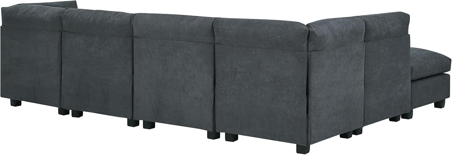 Modular Sectional Dark Gray V83616