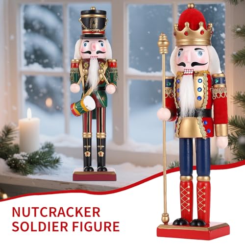 11.8 Inch Wooden Nutcracker Christmas Decor T403