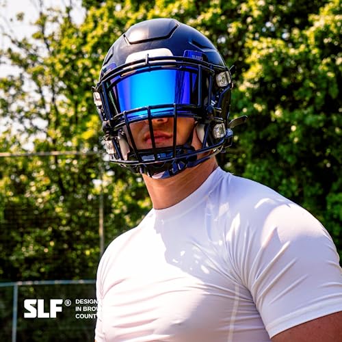 SLEEFS Football Helmet Visor Tinted Shield for Youth & Adult Helmets A5386