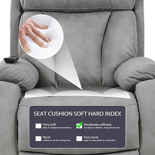 Power Lift Recliner for Elderly with Remote Control, Navy Blue P60192