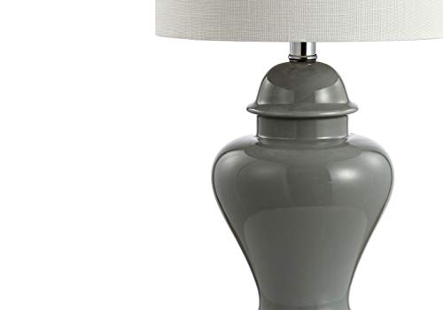 JONATHAN Y Set of 2 Qin 22" Ceramic Table Lamps, White U715506