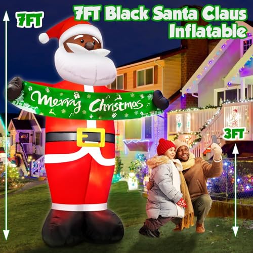 13FT Giant Dinosaur Christmas Inflatable with LED Lights and Candy Cane Santa Hat B668