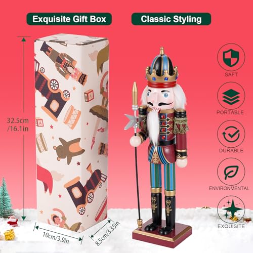 12 inch Wooden Nutcracker Ornament Swordsmen U177