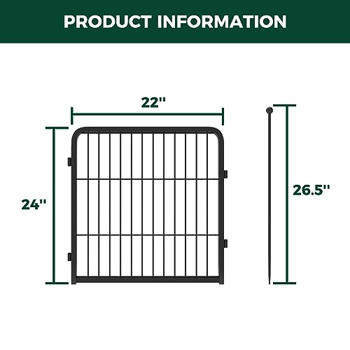 FXW Rollick Dog Playpen 32 Inch 16 Panels for Small and Medium Dogs E405995