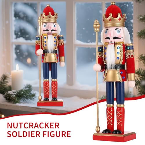 11.8 Inch Wooden Nutcracker Christmas Decor T403