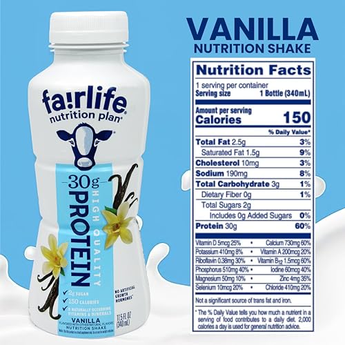 Fairlife Protein Shakes Chocolate 8-Pack 11.5 oz with Sleeve T50500