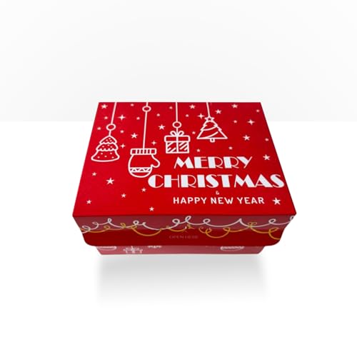 FETTIPOP Merry Christmas Exploding Confetti Gift Box, Pop Up Surprise, Prank Gift Wrapping Idea E58876