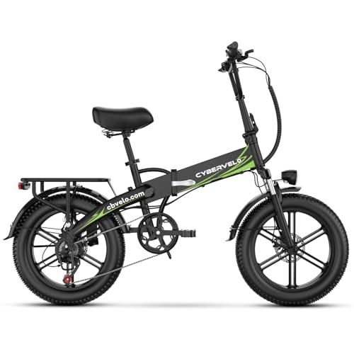 1000W Folding Electric Bike 48V Removable Battery 20" Fat Tire for Adults M922