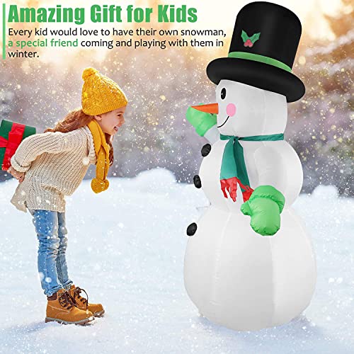 7 FT Christmas Inflatable Santa Claus with LED Lights Indoor Outdoor Decoration F5780
