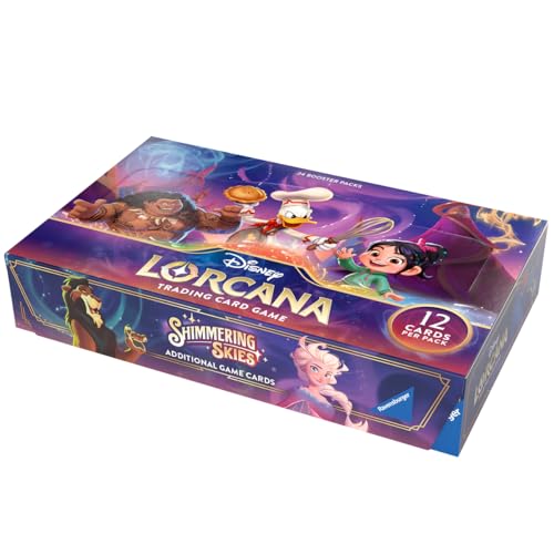 Ravensburger Disney Lorcana TCG Shimmering Skies Booster Pack Display, 24 Packs J692461