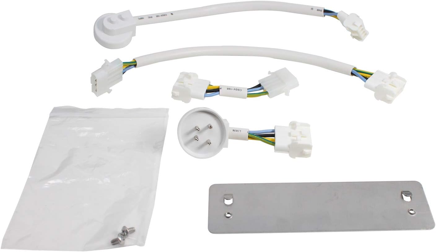 Refrigerator Ice Maker Replacement for Whirlpool ED25DQXDN01, Compatible with W10190952 C103
