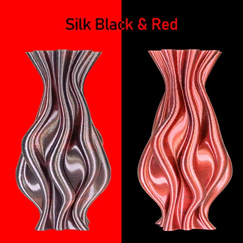 MIKA3D Bicolor Silk PLA 3D Printer Filament Bundle, 1.75mm, 6 Spools V5573