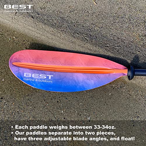 Carbon Fiber Kayak Paddle for Adults, 220cm H326