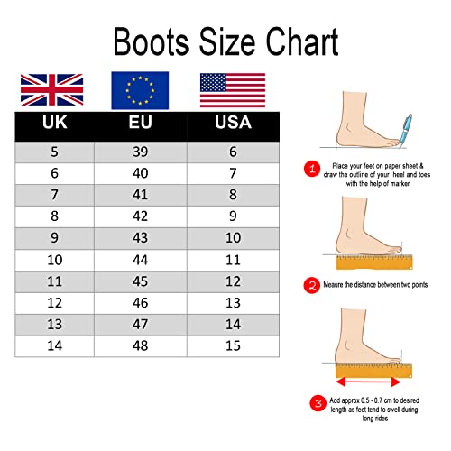 PROFIRST Motorbike Leather Boots Waterproof Armored A5827