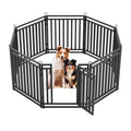 Metal Dog Fence Playpen 40" Height 16 Panels for Yard Camping RV A633426