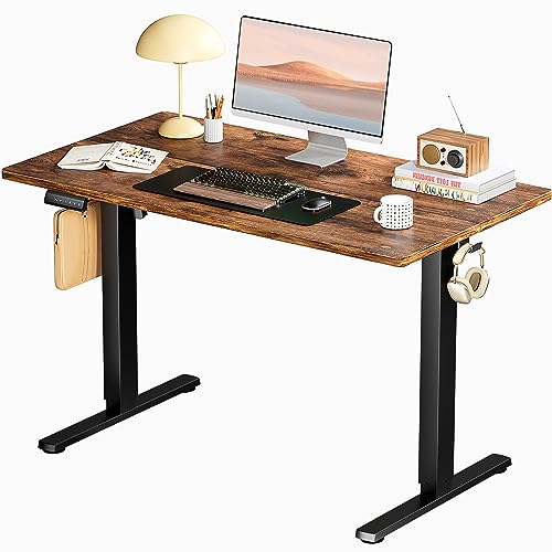 Adjustable Height Electric Standing Desk 55x24 Inch Black W5266