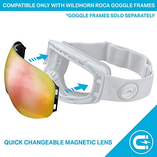 Wildhorn Outfitters Roca Ski Goggles Replacement Frameless Lens B846