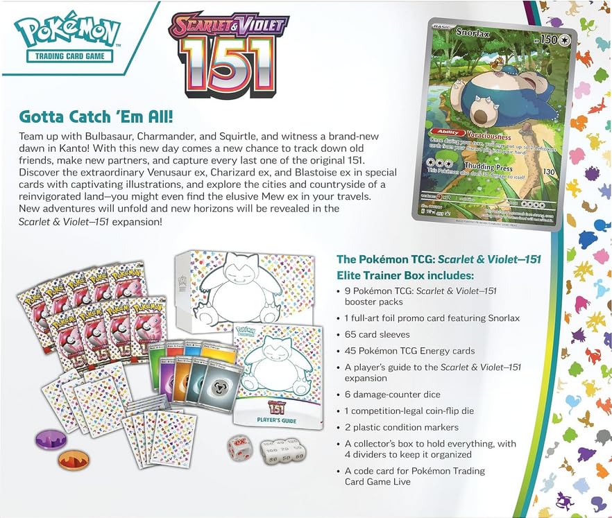 Pokemon TCG Scarlet & Violet 151 Elite Trainer Box P4940