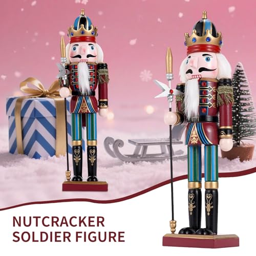 11.8 Inch Wooden Nutcracker Christmas Decor T403