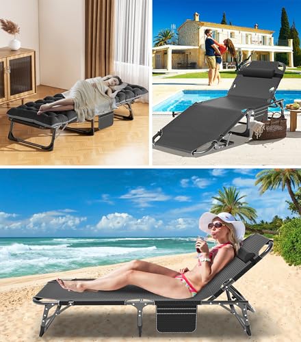 ABORON Oversized Folding Camping Cot for Adults, Double Layer 1200D, with Mat & Carrying Bag S2407