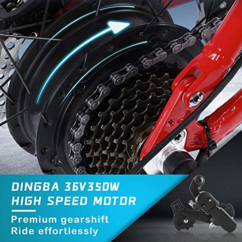 26" Electric Bike for Adults, 350W Foldable, Removable Battery, 7-Speed Z71494