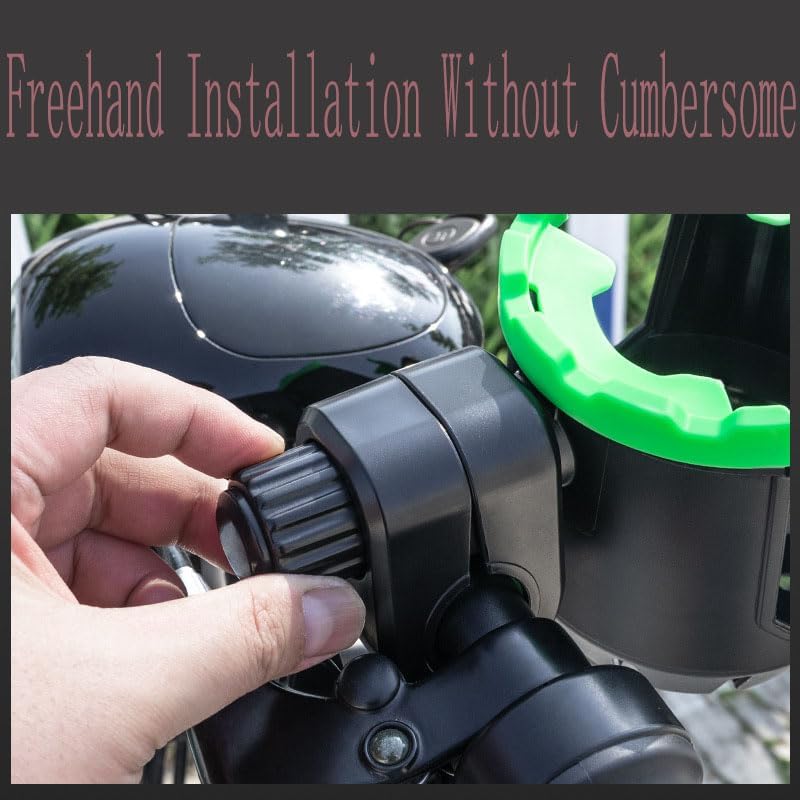 2-in-1 Universal Cup Holder with Phone Holder for Wheelchair, Walker, Bike, Stroller V70798