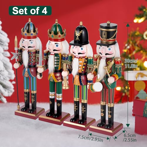 12 inch Wooden Nutcracker Ornament Swordsmen U177