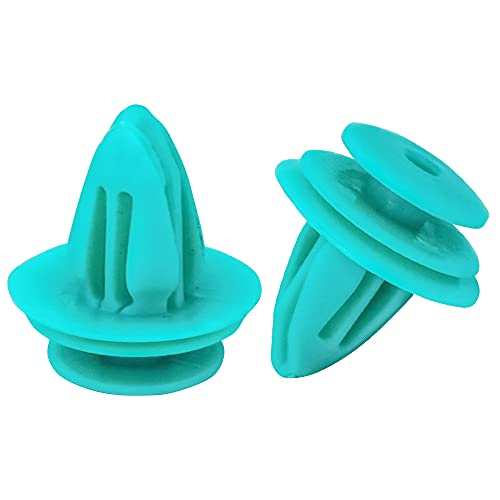 30x Nylon Door Panel Trim Retainer 8mm Push Clips with Seal for Tesla D6780