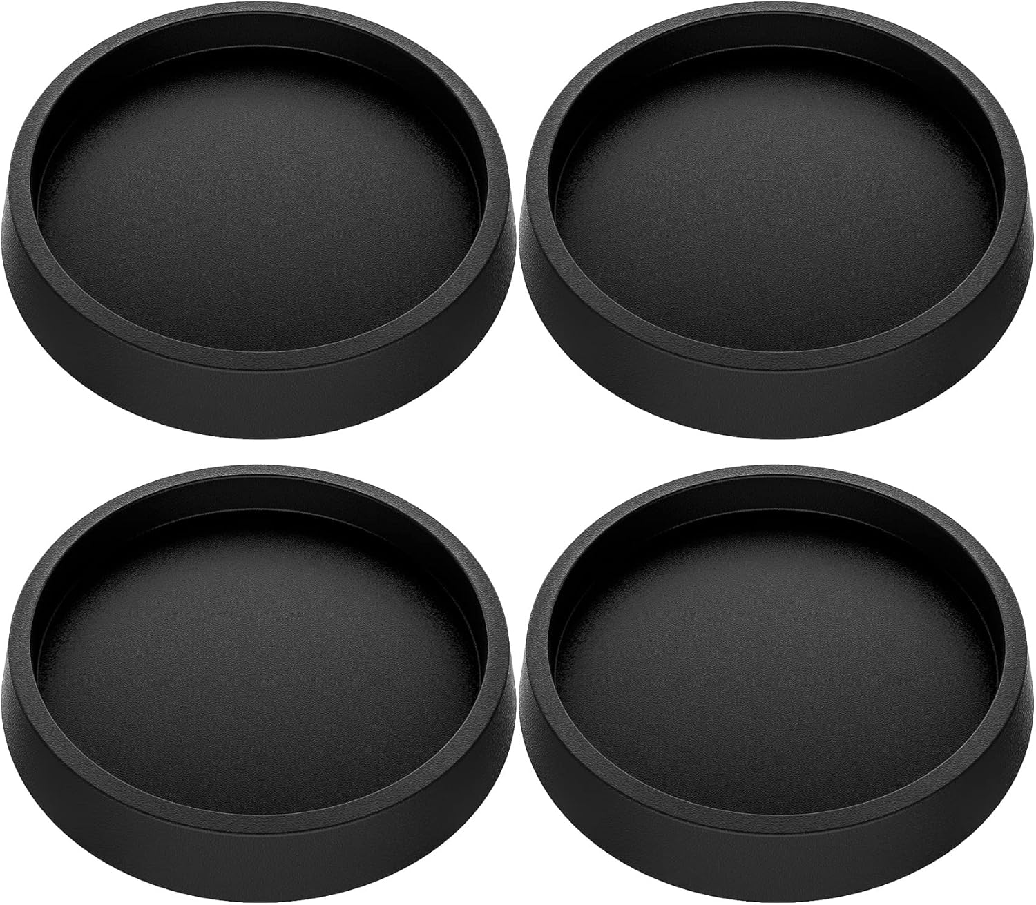 Furniture Coasters Caster Cups 2.5 Inch Non Slip Rubber Pads for Hardwood Floors Z829584