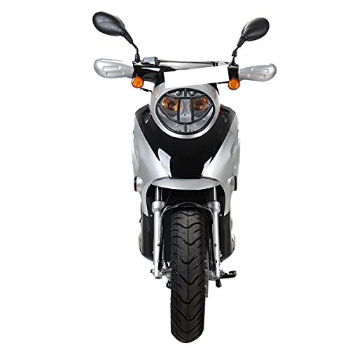 X-PRO Oahu 50cc Moped with 10" Aluminum Wheels, Red Y334268