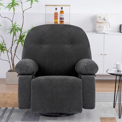 Lazy Boy Recliner Chair for Adults with Heat and USB, Manual (Natural Ash) N4129