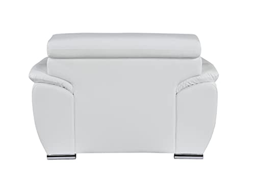 Veal Collection Leather Upholstered Modern Living Room Chair R216957