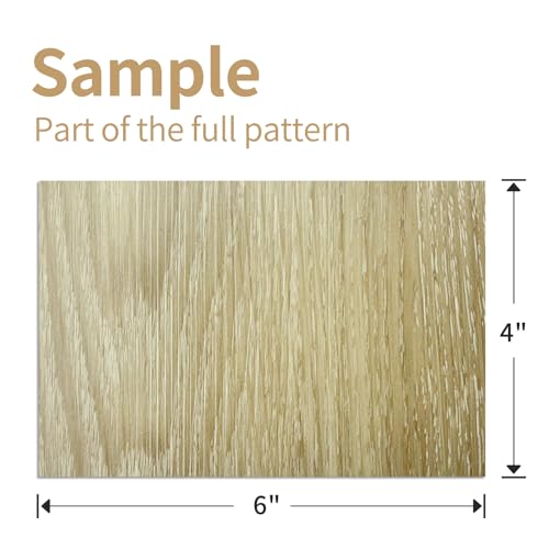 ATOPOSE Peel and Stick Vinyl Flooring 36pcs 6"×36" Wood Effect Waterproof D74600