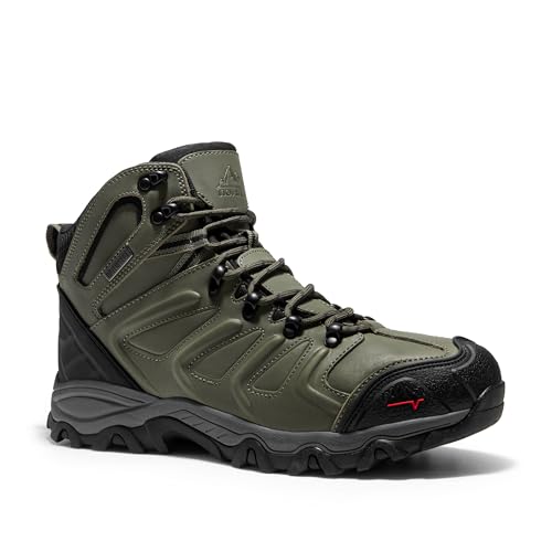 NORTIV 8 Men's Waterproof Ankle High Hiking Boots D984