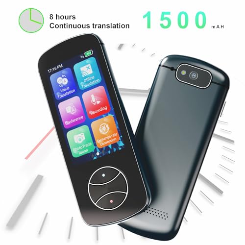 Language Translator Device 137+ Languages Offline Two Way Instant F831