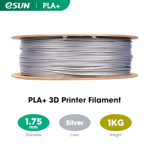 eSUN PLA+ Filament 1.75mm 3D Printer Filament, 1KG Spool, Fire Engine Red Q357
