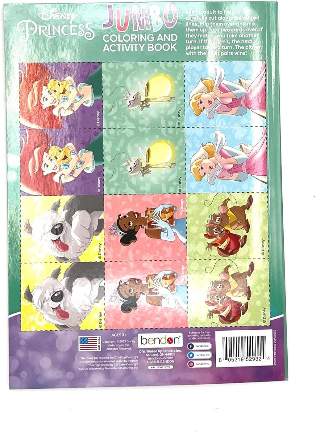 Disney Princess Coloring Book with Crayons, 64 Pages J4611