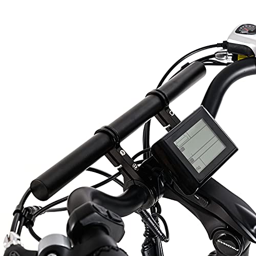 Bicycle Handlebar Extender, Aluminum Alloy, 30cm, Black Q89099