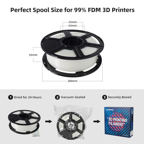 FLASHFORGE PLA Filament 1.75mm Burnt Titanium, Color Changeable 3D Printer Filament 1kg T433110