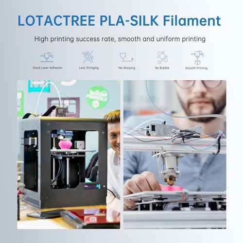 Silk PLA Filament 1.75mm Triple Colors 1kg Spool H522734