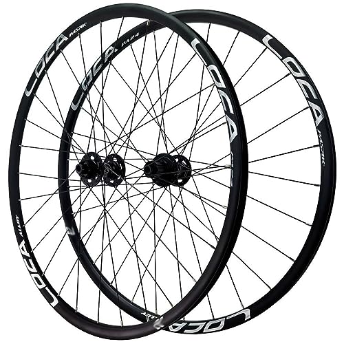 26" Mountain Bike Wheelset Center-Locking Disc Brakes Rims Sealed Bearing Hubs Support 8-12 Speed Cassette Thru Axle Wheel Set Front 12 * 100mm Rear 12 * 142mm