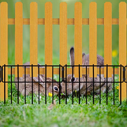 Animal Barrier Fence 12in x 28ft Rustproof Metal Garden Border for Rabbit and Dog H102383