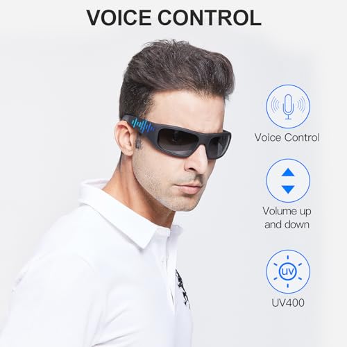 OhO Smart Glasses Polarized Sunglasses with Bluetooth Speaker U712