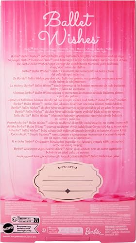 Barbie Signature Ballet Wishes Doll, Collectible Fashion Doll in Pink Tutu H331450