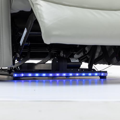 PU Electric Recliner Chair with Cooling Cup Holder and Bluetooth Speaker U4493