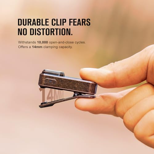 OLIGHT Oclip Rechargeable EDC Flashlight 300 Lumens Dual Light Sources X82255