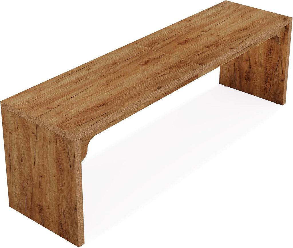 Tribesigns 78.7 Inch Wooden Computer Desk for 2 Person Home Office O54667