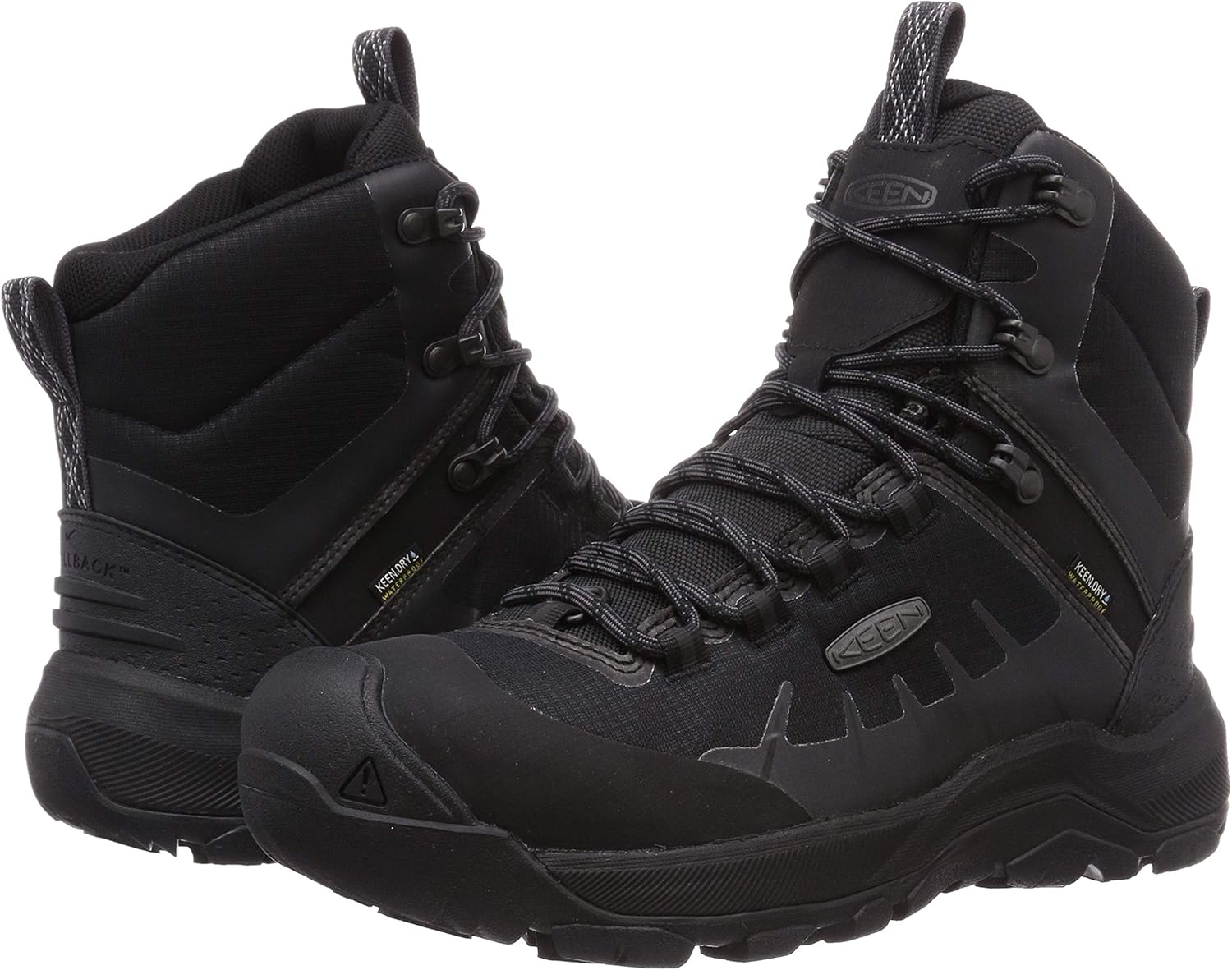 KEEN Men's Revel IV EXP Polar Mid Hiking Boot Black/Magnet 9 J2976